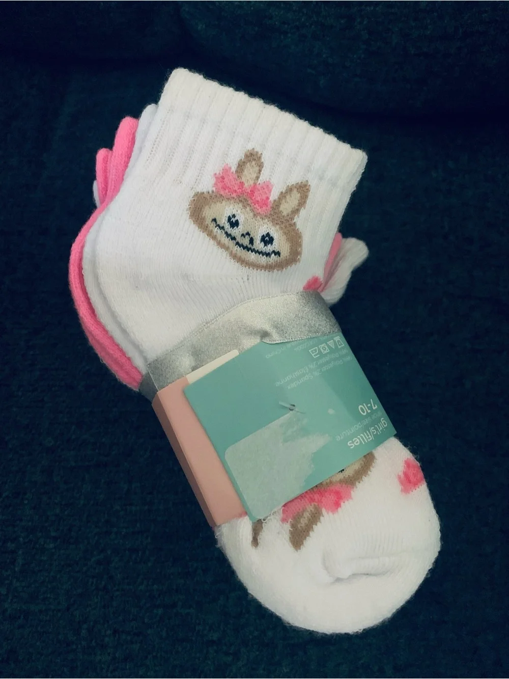 Girls Labubu socks set of 7 NWT